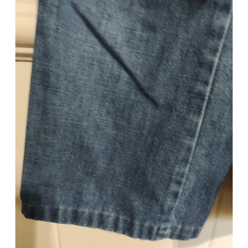 vintage big mac Square Back youth overalls Flare Sz 6 REG Homesteading Work wear - Picture 3 of 6